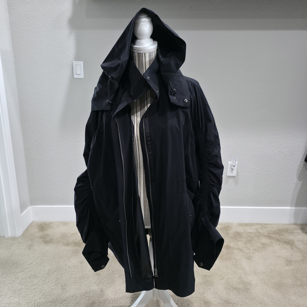 Fabletics Women's Black Rain Jacket